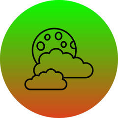 Night clouds Icon
