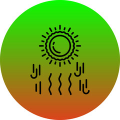 Hot wind Icon