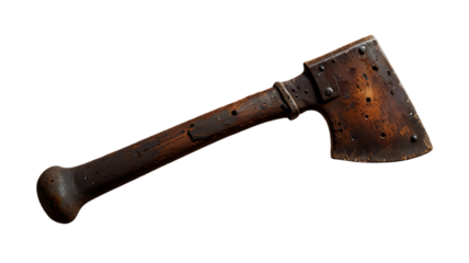 Old Axe isolated on transparent background