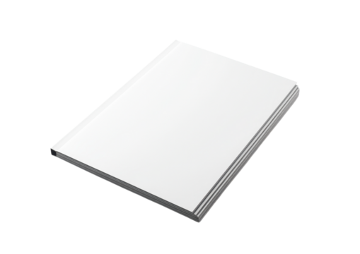 Stack of White Blank Business Cards for Branding. Isolated on a Transparent Background