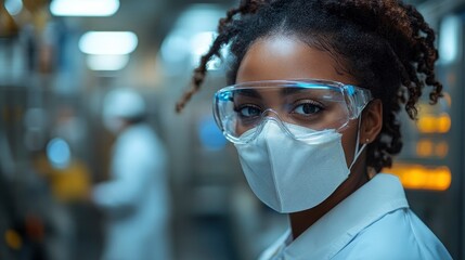 Technologist demonstrating proper positioning for chest x-ray