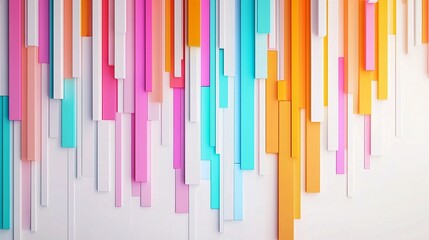 Obraz premium Abstract Colorful Geometric Pattern Background Design Pastel Hues Modern Art