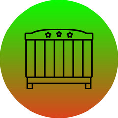 Baby crib Icon