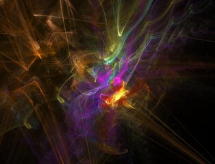 Obraz premium Imaginatory fractal abstract background Image