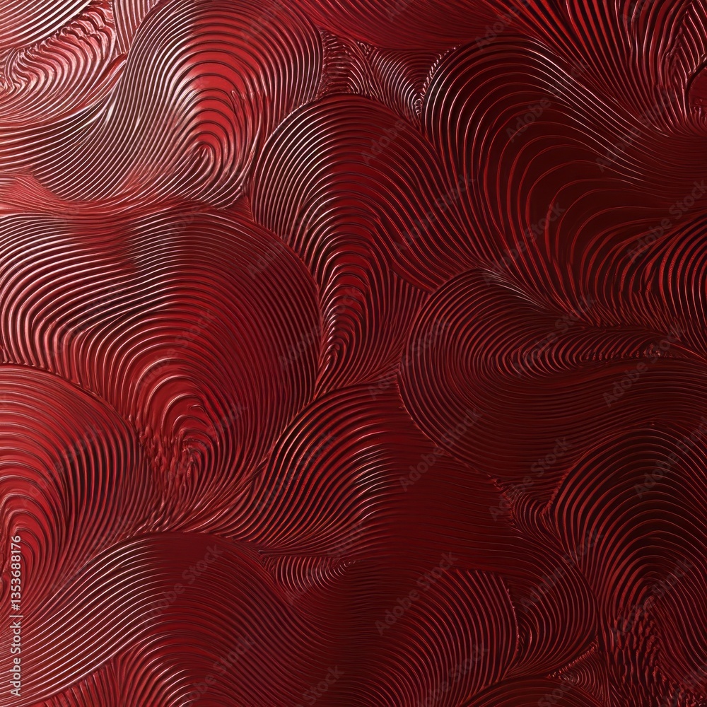 Poster abstract red texture with flowing patterns and subtle waves conveying a sense of movement and depth