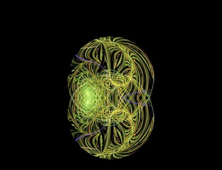 Imaginatory fractal abstract background Image