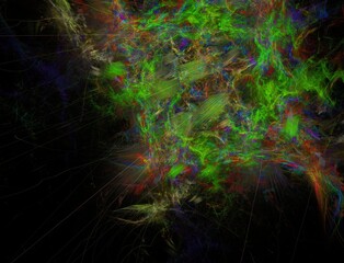 Imaginatory fractal abstract background Image