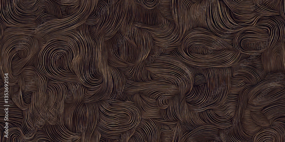 Poster abstract swirling lines create a deep texture against a dark background with subtle variations in co