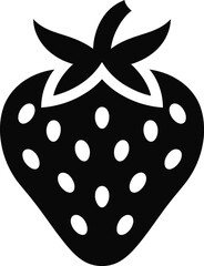 Strawberry Silhouette for Food Art and Healthy Eating Inspiration