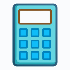 calculator on white background