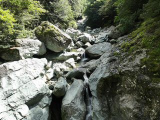 愛媛県西条市　止呂峡の風景