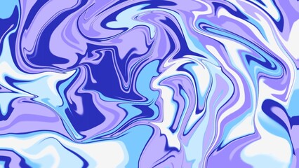 Abstract Swirl in Shades of blue