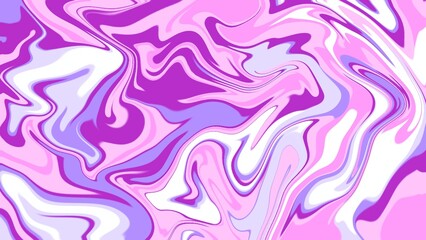 Obraz premium Abstract Swirl in Shades of Pink and Purple
