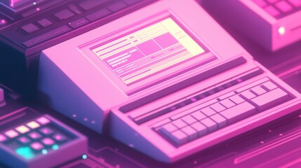 Retro old computer user interface,Pink Y2K computer window page and retro interface of PC screenTrendy,y2k pc element,8 bit pixel art,Transgressive conceptual modern art,kawaii retro 90s style.