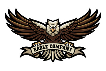 eagle shield with wings