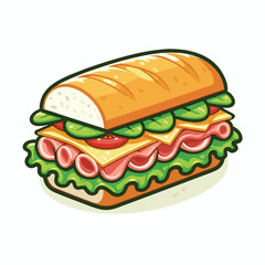 bread, baguette, meal, meat, fresh, food, background, cucumber, carrot, lunch, cuisine, coriander, sandwich, asian, traditional, vietnamese, pork, vietnam, sliced, closeup, cilantro, vegetable, street