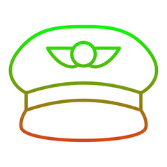Pilot hat Icon