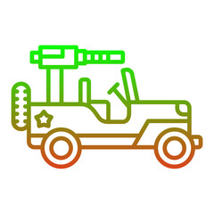 Military jeep Icon