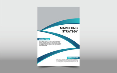 Fototapeta premium Modern Corporate Flyer Design Template