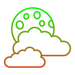 Night clouds Icon