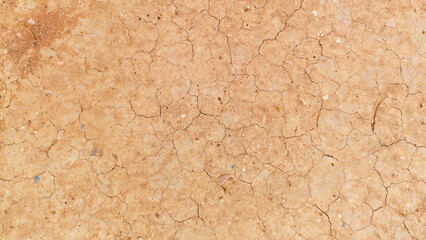 The ground has cracks in the top view for the background