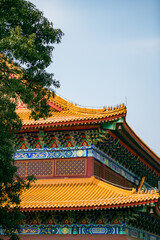 Fototapeta premium chinese temple roof