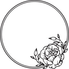 FLORAL FLOWER CIRCLE
