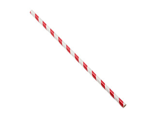 Fototapeta premium Single-use plastic or reusable drinking straw, isolated on a clean transparent PNG background, ready for graphic design or e-commerce projects