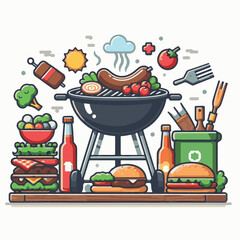 bbq, barbecue, food, grill, party, cooking, meat, picnic, summer, grilling, cook, grilled, meal, hot, beef, backyard, background, delicious, cookout, barbeque, fire, outdoor, roasted, tasty, home, por