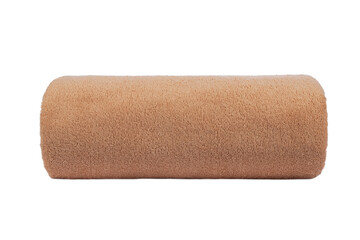 Obraz premium terry bath towels and sheets made of cotton, clipping isolate on a transparent background