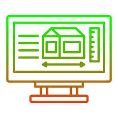 Desktop computer Icon