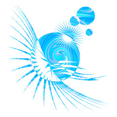 抽象：揺れる想い。