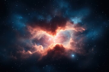 Fototapeta premium Colorful space nebula