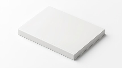 Minimalistic Softcover Book Mockup on Clean White Background