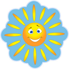 the sun is smiling and the weather is great