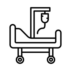 Hospital Bed Icon