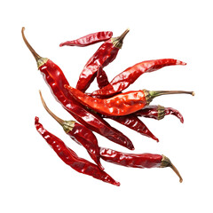 Sweet red pepper isolated on white background