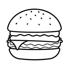 hamburger vector illustration