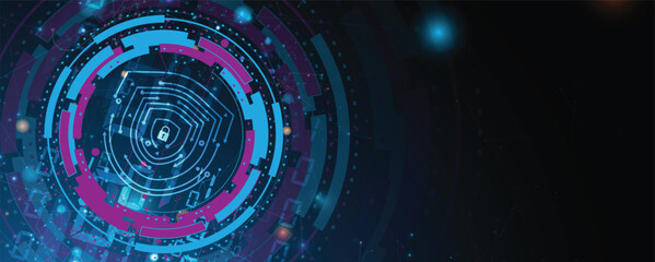 Cyber security circuit technology background