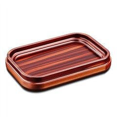 Rectangular Wood-Look Soap Dish