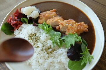 チキンカツカレー