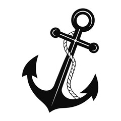 anchor on white background