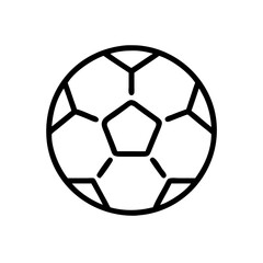 Obraz premium Black and white soccer ball illustration on clear background 