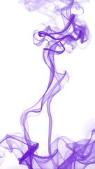 Obraz premium Abstract Purple Smoke Texture Background - Elegant Fluid Art Design Pattern with Dynamic Swirls and Whimsical Flow