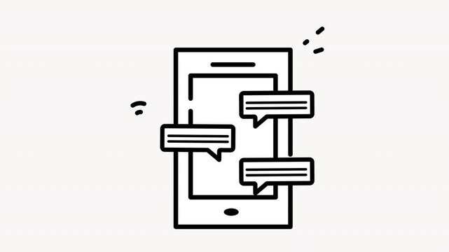 Digital Communication Animated Icon