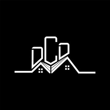 DCD Real State logo design, DCD simple and modern logo. DCD luxurious alphabet design