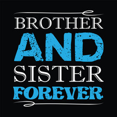 Brother and sister day 2 may typography t-shirt banner, poster design vector eps