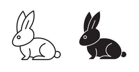 Fototapeta premium rabbit icon