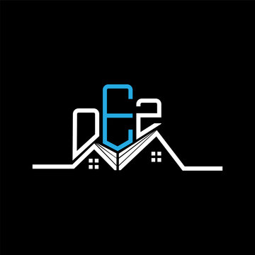DEZ Real State logo design, DEZ simple and modern logo. DEZ luxurious alphabet design