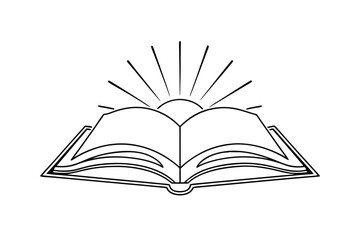 Open Book, Sun Rays, Knowledge, Enlightenment, Wisdom, Learning, Education, Reading, Inspiration, Il